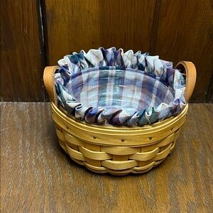 Longaberger Handwoven Basket in Warm Brown